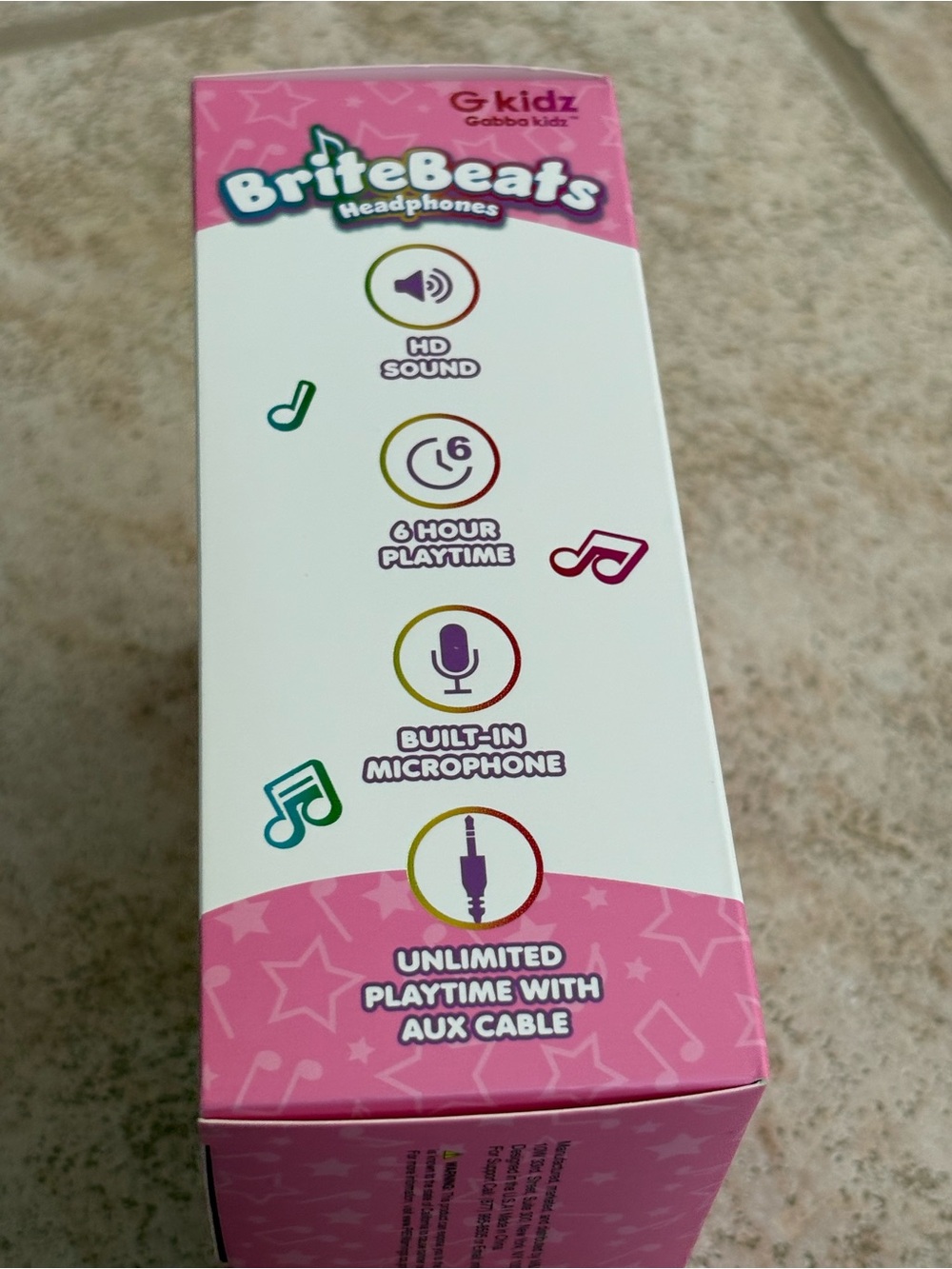 BriteBeats Pink Kids Bluetooth Headphones perfect for school - Picture 5 of 5